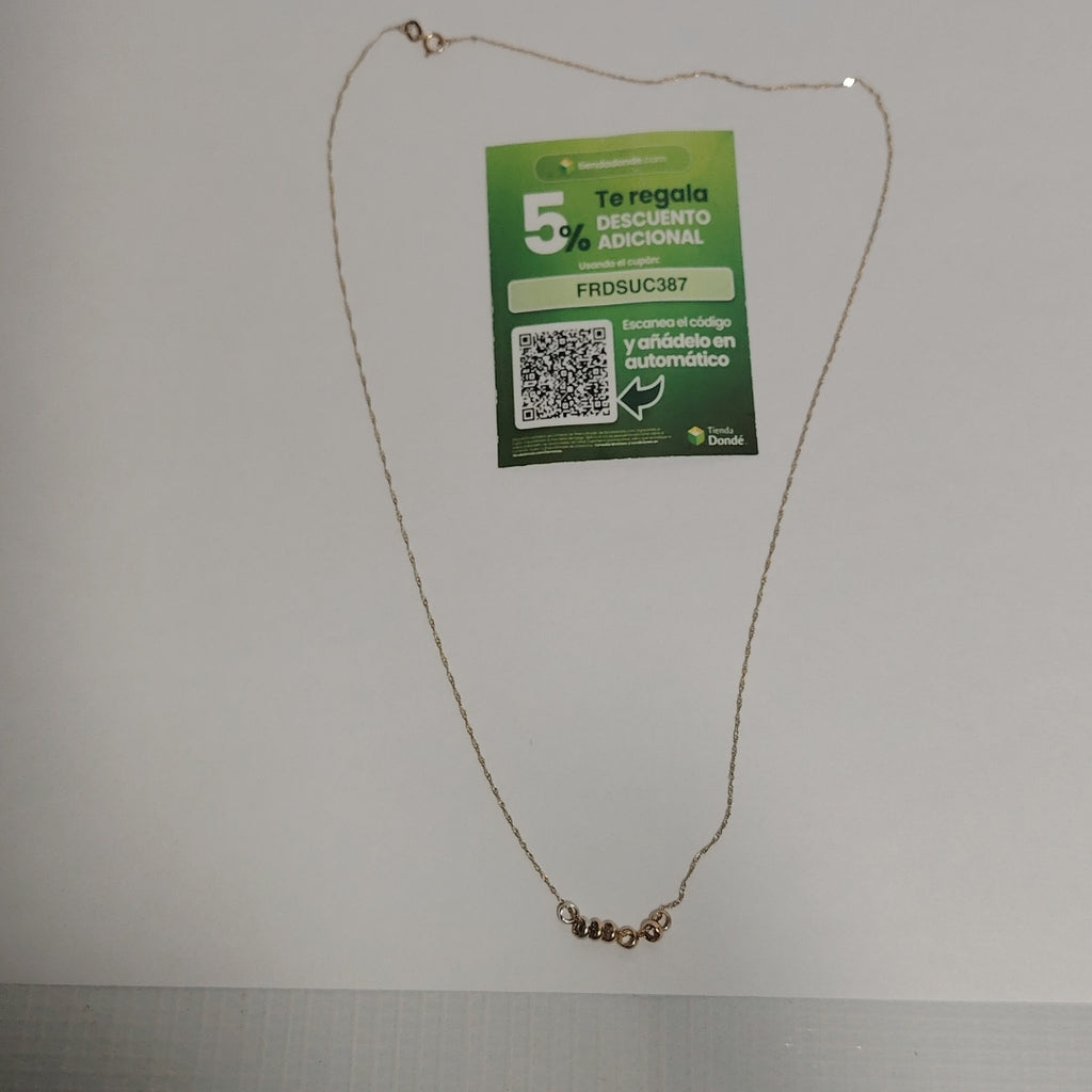 GARGANTILLA ORO 10 K 1,00 GRMS (SEMINUEVO)