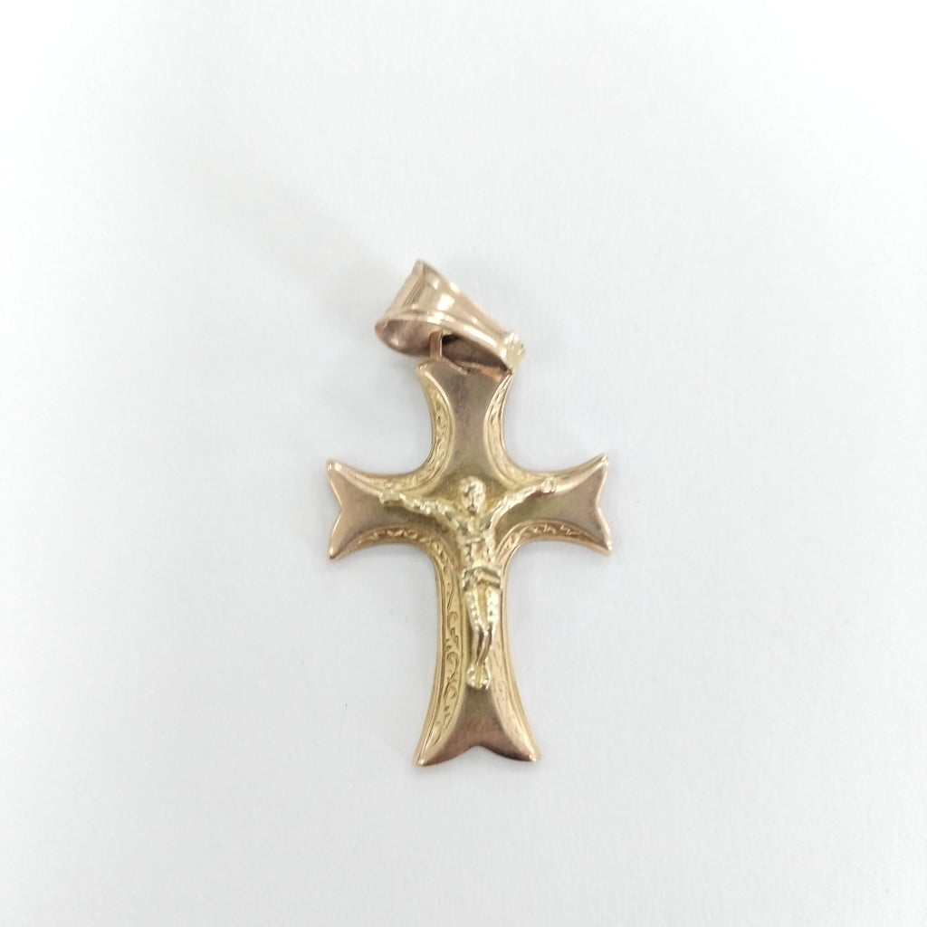 CRUCIFIJO ORO 10 K 2,70 GRMS (SEMINUEVO)