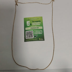 CADENA ORO 10 K 3,80 GRMS (SEMINUEVO)