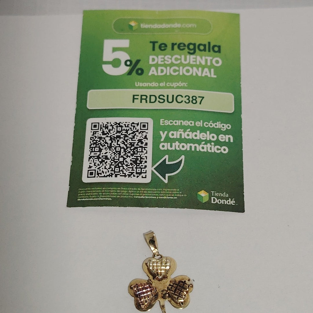 DIJE ORO COMBINADO 10 K 0.7 GRMS (SEMINUEVO)