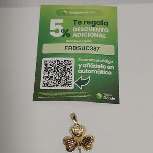 DIJE ORO COMBINADO 10 K 0.7 GRMS (SEMINUEVO)