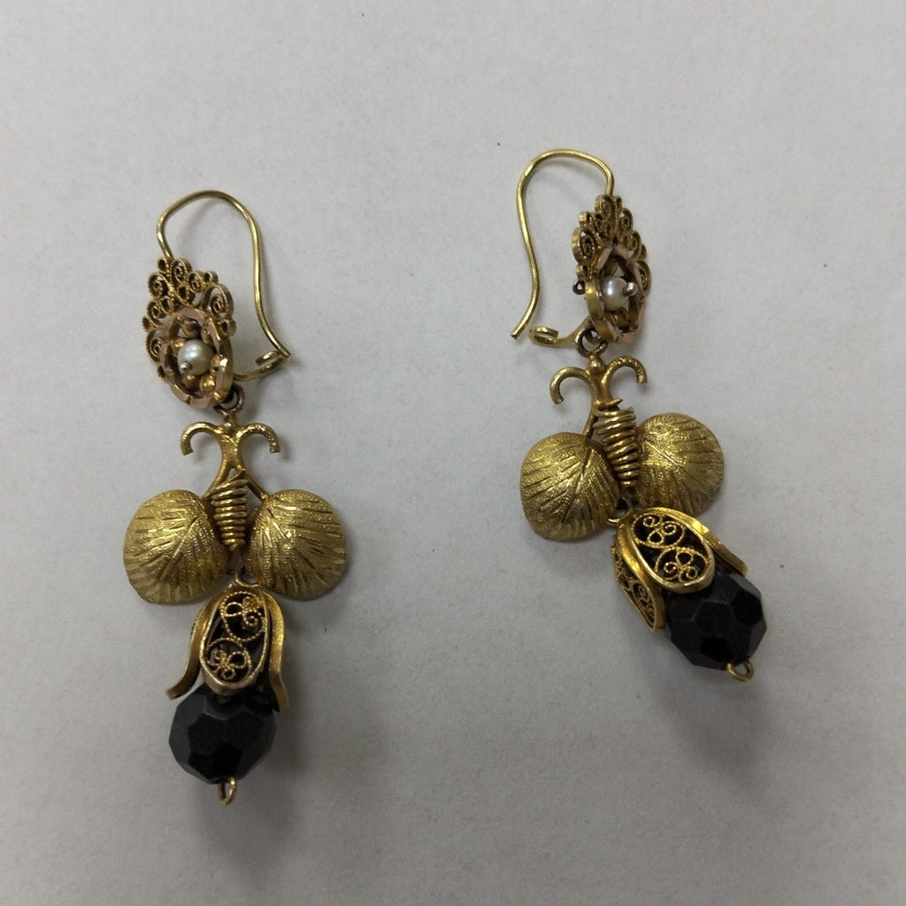 ARETES PAR ORO 8 K 6.4 GRMS (SEMINUEVO)