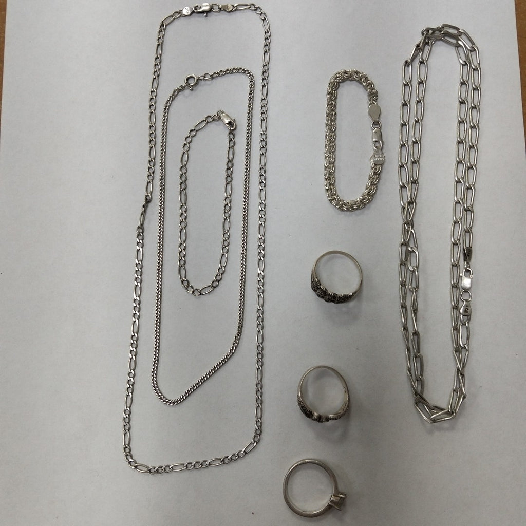 ANILLITO, CADENA, PULSERA PLATA 40 GRMS (SEMINUEVO)
