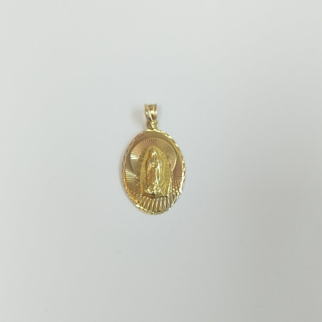 MEDALLA RELIGIOSA ORO COMBINADO 14 K 2.3 GRMS (SEMINUEVO)