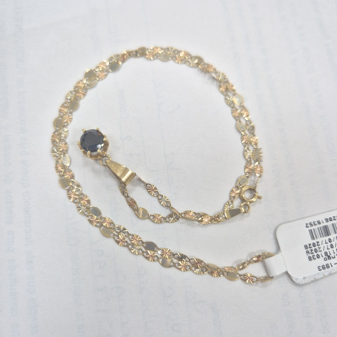 CADENA, DIJE ORO 14 K 3.5 GRMS (SEMINUEVO)