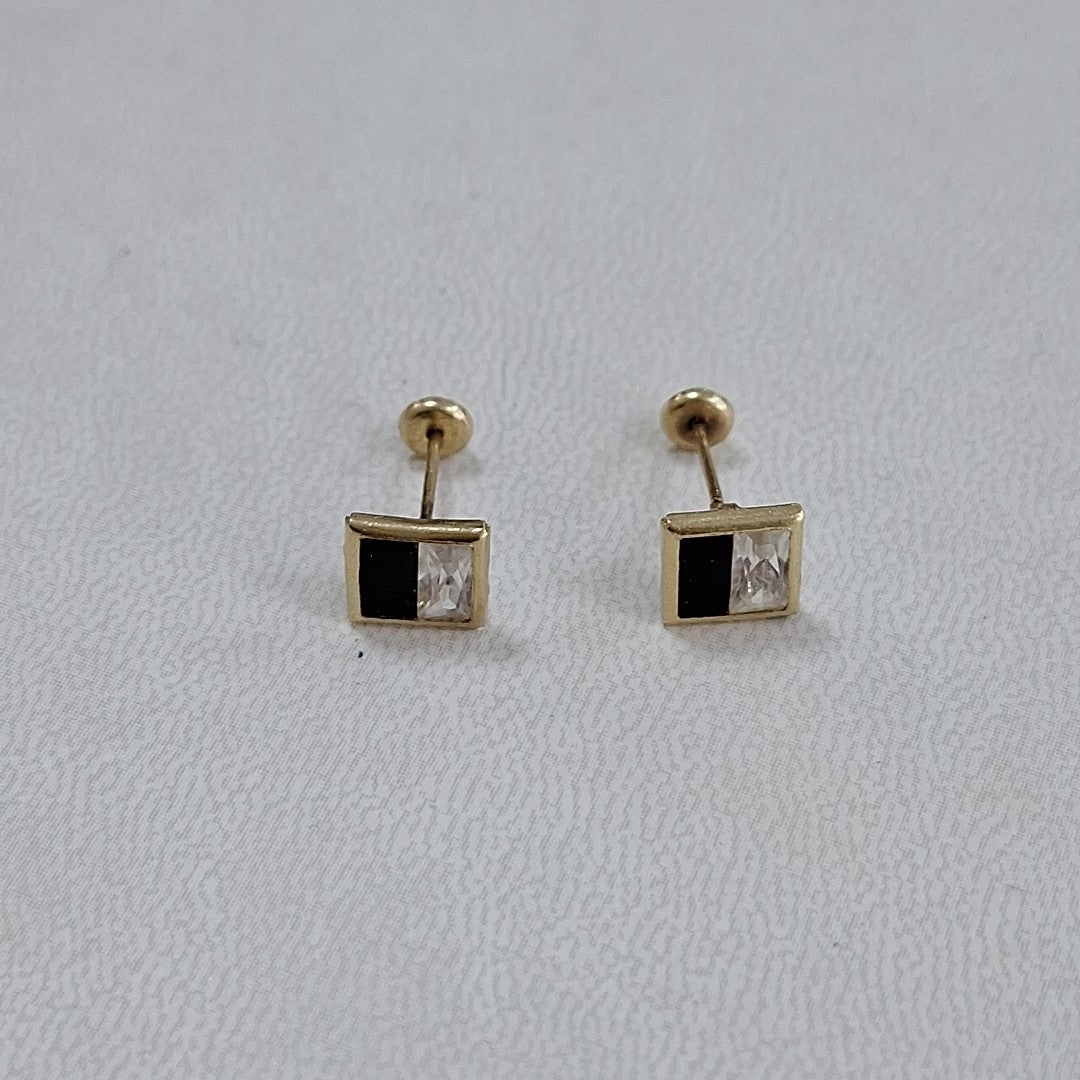 ARETES PAR ORO 10 K 0,80 GRMS (SEMINUEVO)