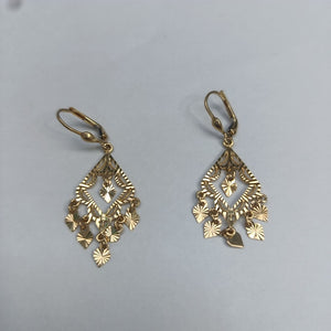 ARETES PAR ORO 14 K 4.2 GRMS (SEMINUEVO)