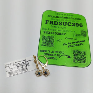 ARETES PAR ORO 14 K 1.6 GRMS (SEMINUEVO)