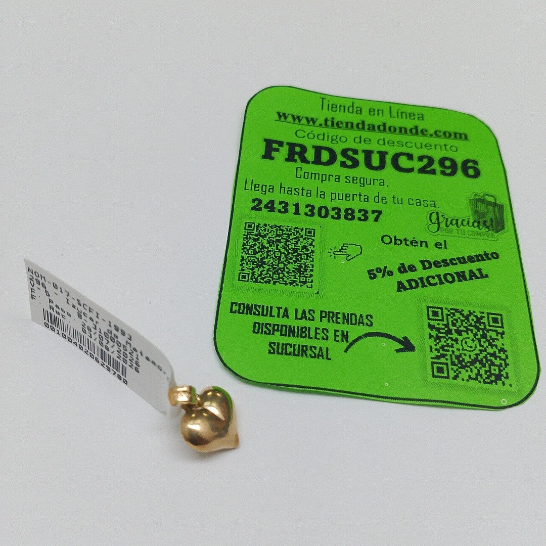 DIJE ORO 14 K 0.6 GRMS (SEMINUEVO)