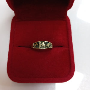 ANILLO DE GRADUACIÓN ORO 8 K 0,70 GRMS (SEMINUEVO)