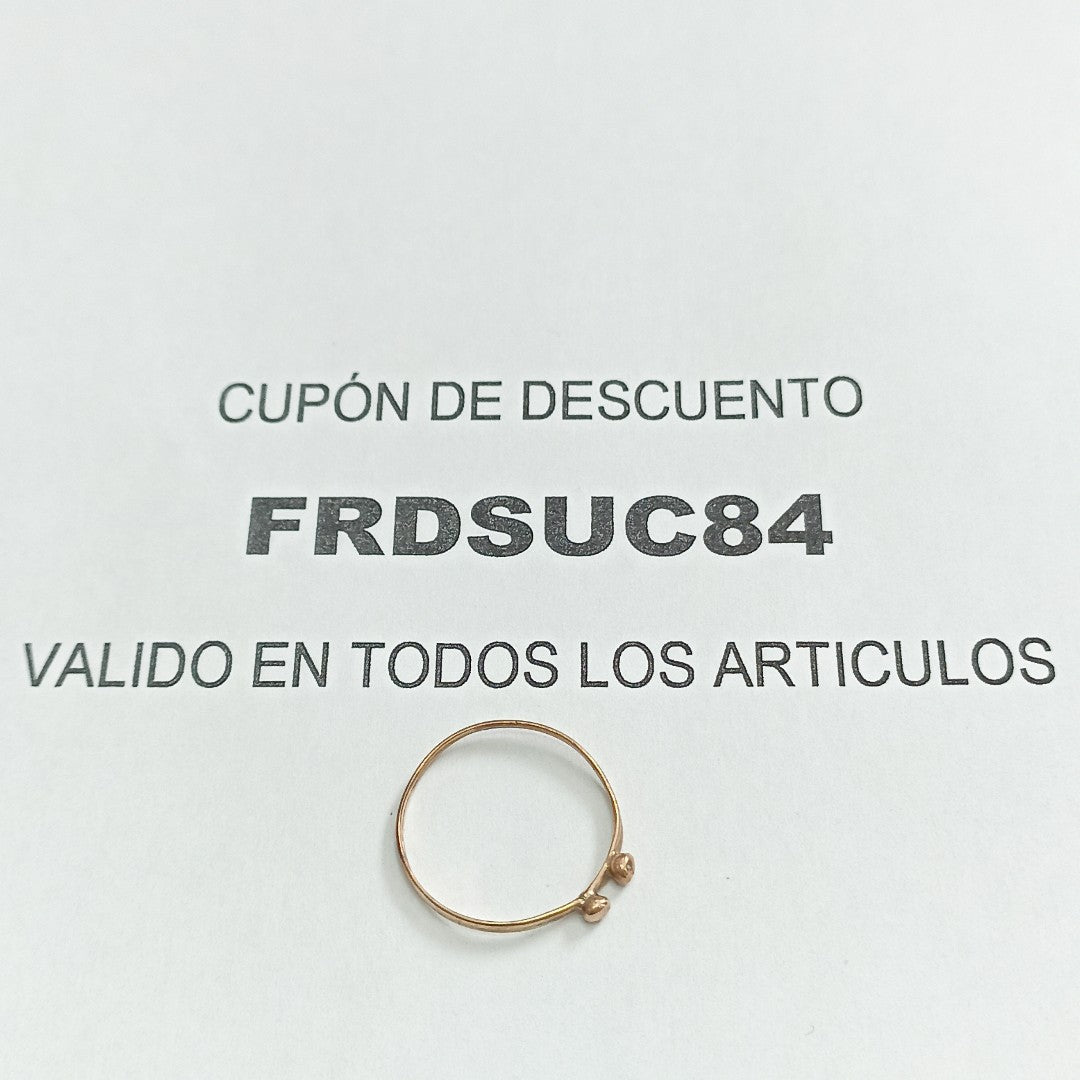 ANILLO ORO 8 K 0.6 GRMS (SEMINUEVO)
