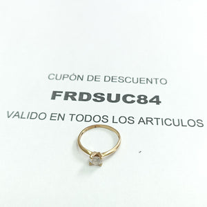SOLITARIO ORO 10 K 1.2 GRMS (SEMINUEVO)