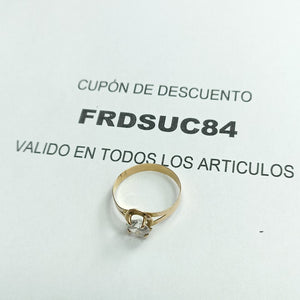 SOLITARIO ORO 8 K 1.7 GRMS (SEMINUEVO)