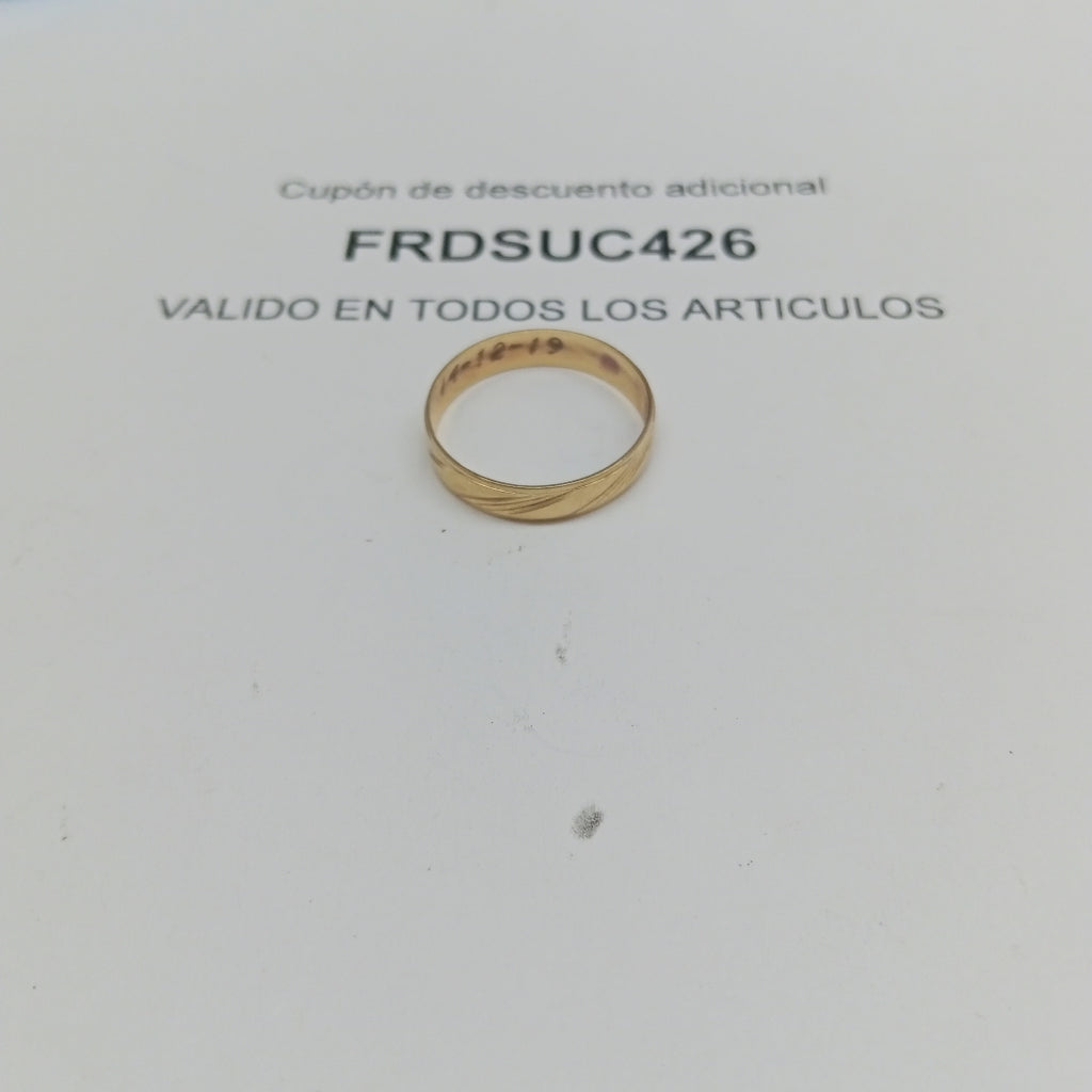 ANILLO ORO 10 K 1 GRMS (SEMINUEVO)