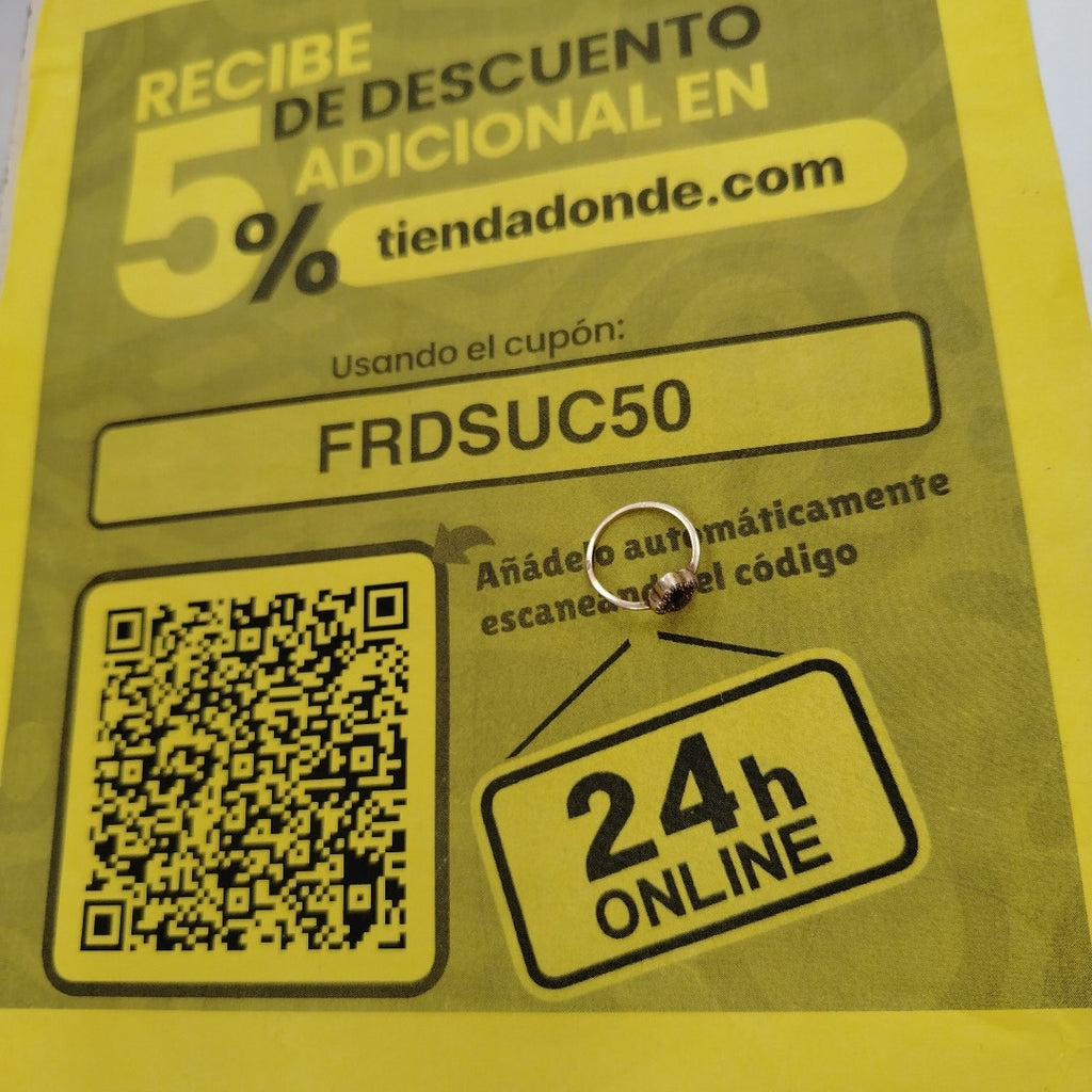 ANILLITO ORO 10 K 1.6 GRMS (SEMINUEVO)