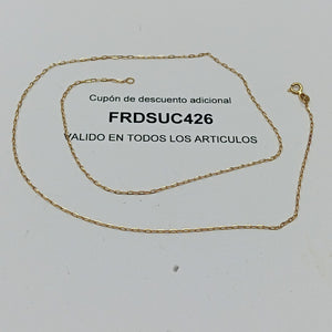 CADENA ORO 14 K 1.7 GRMS (SEMINUEVO)