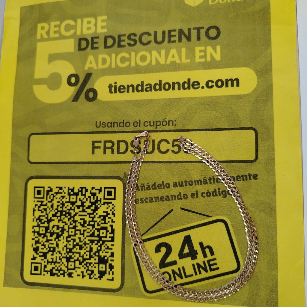 CADENA ORO 10 K 8.9 GRMS (SEMINUEVO)