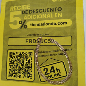 CADENA ORO 10 K 8.9 GRMS (SEMINUEVO)