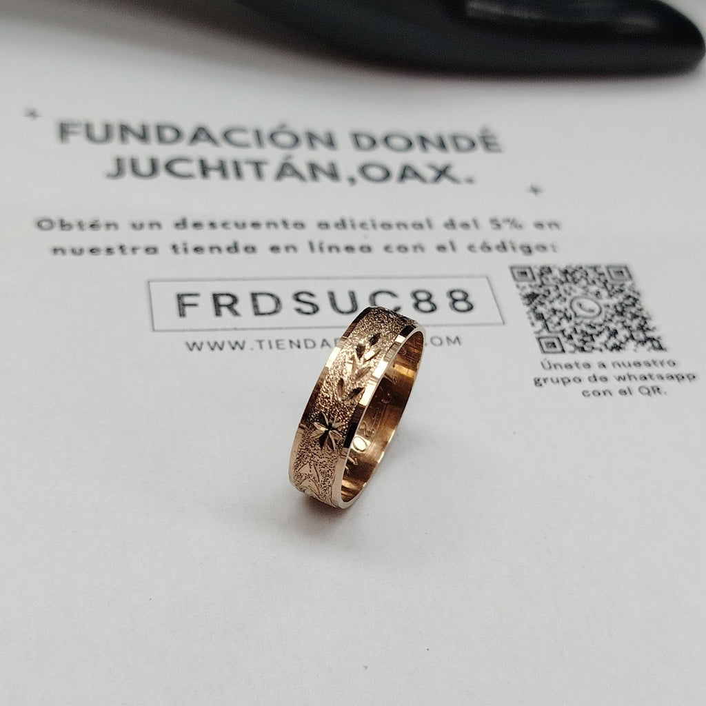 ARGOLLA ORO 10 K 3.8 GRMS (SEMINUEVO)