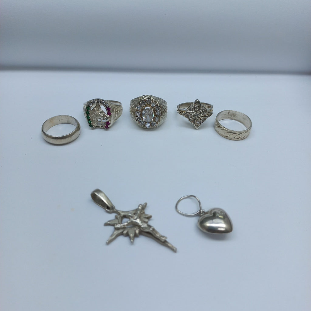 ANILLITO, DIJE PLATA 23.8 GRMS (SEMINUEVO)
