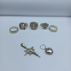 ANILLITO, DIJE PLATA 23.8 GRMS (SEMINUEVO)