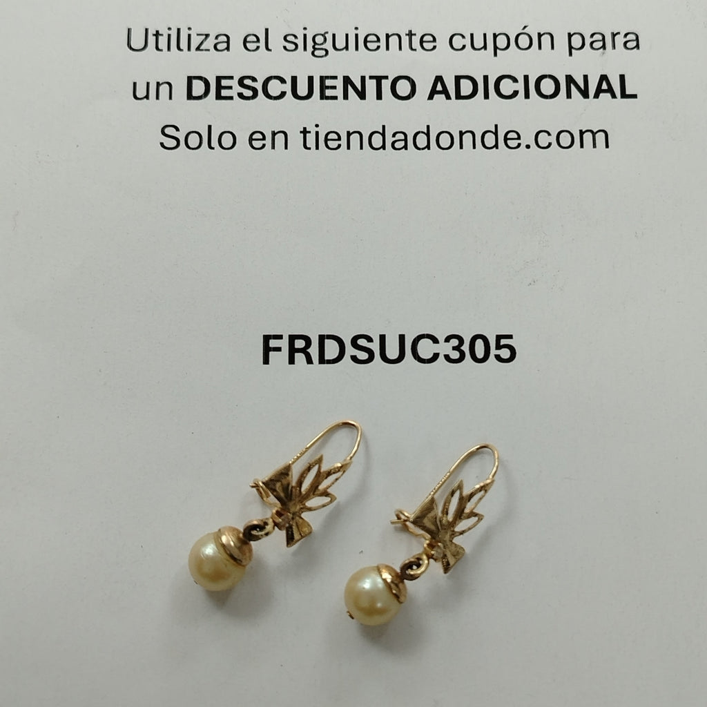 ARETES PAR ORO 8 K 3,40 GRMS (SEMINUEVO)