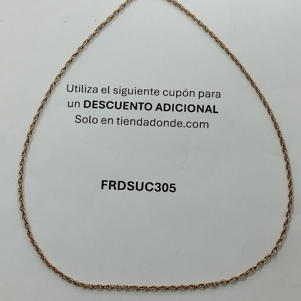 CADENA ORO 8 K 4,50 GRMS (SEMINUEVO)