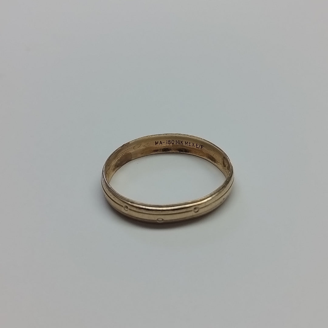 ARGOLLA ORO 10 K 1.6 GRMS (SEMINUEVO)