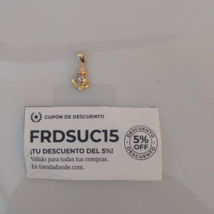 DIJE ORO, ORO COMBINADO 14 K 1.4 GRMS (SEMINUEVO)