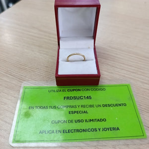 ANILLITO ORO 14 K 1.5 GRMS (SEMINUEVO)