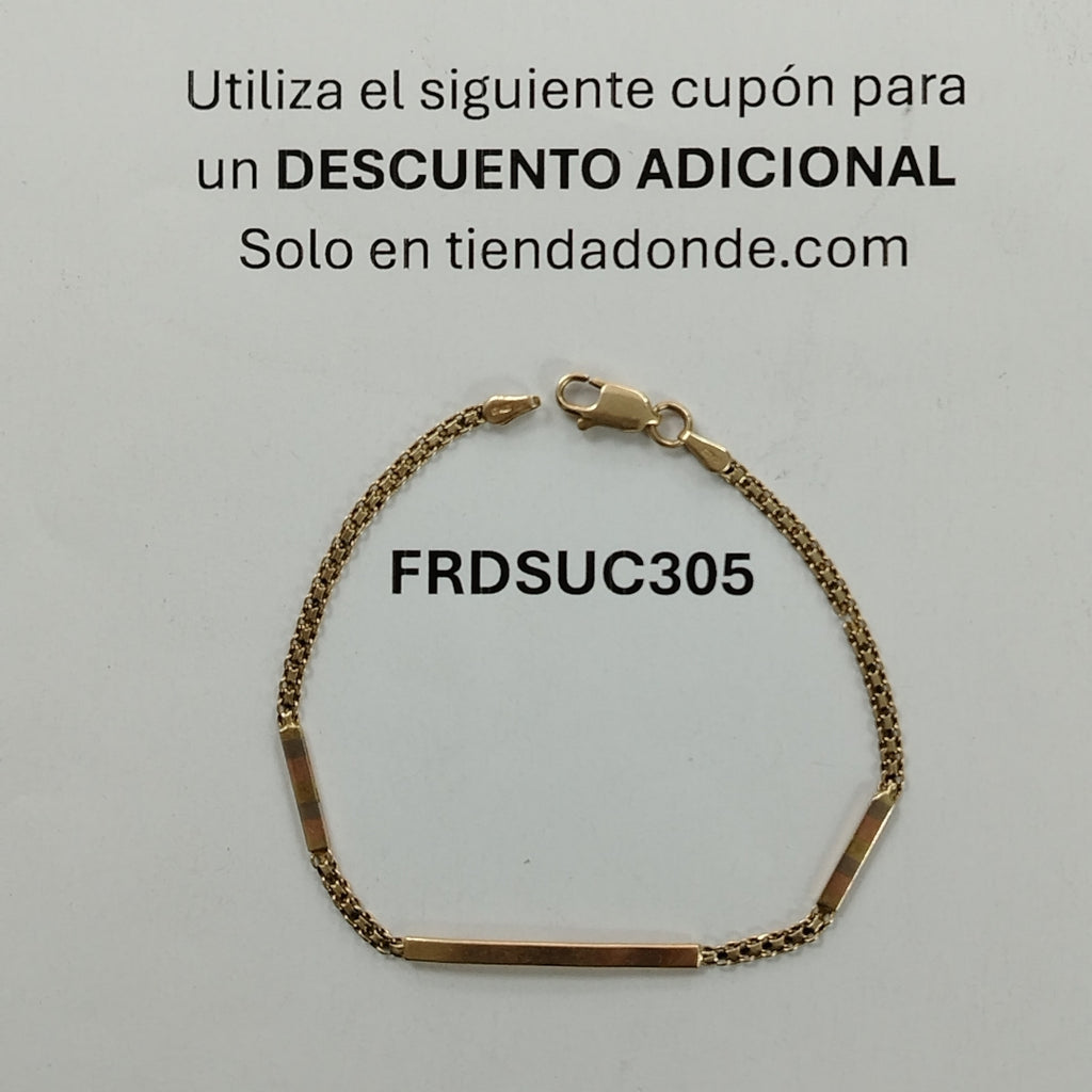 PULSERA ORO 14 K 4.2 GRMS (SEMINUEVO)