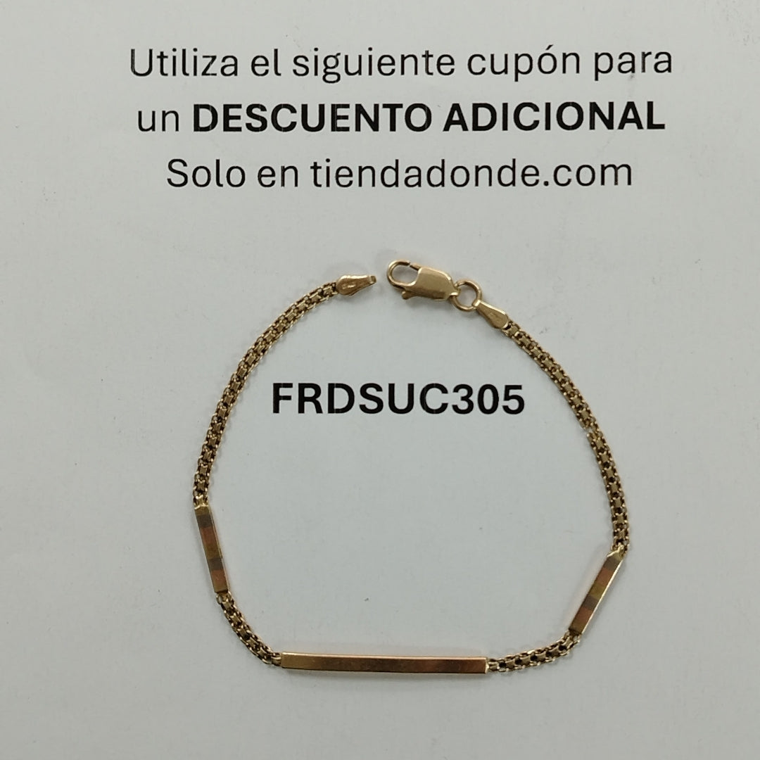 PULSERA ORO 14 K 4.2 GRMS (SEMINUEVO)
