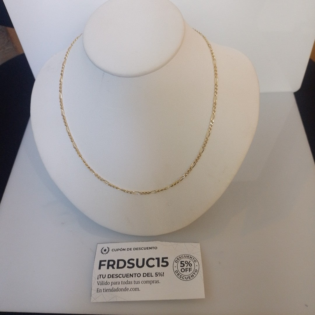 CADENA ORO, RODIADO 14 K 2 GRMS (SEMINUEVO)