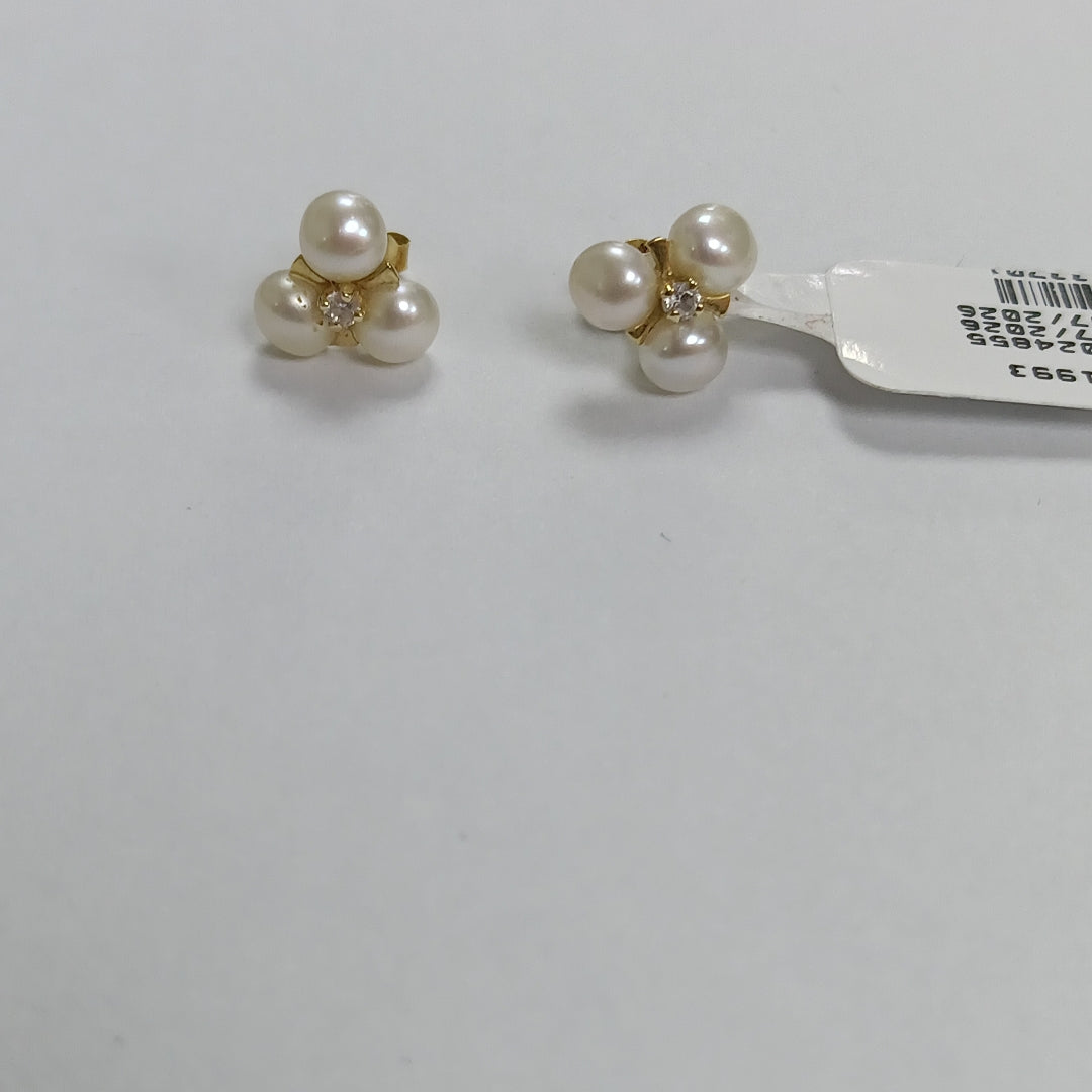 ARETES PAR ORO 14 K 1.3 GRMS (SEMINUEVO)