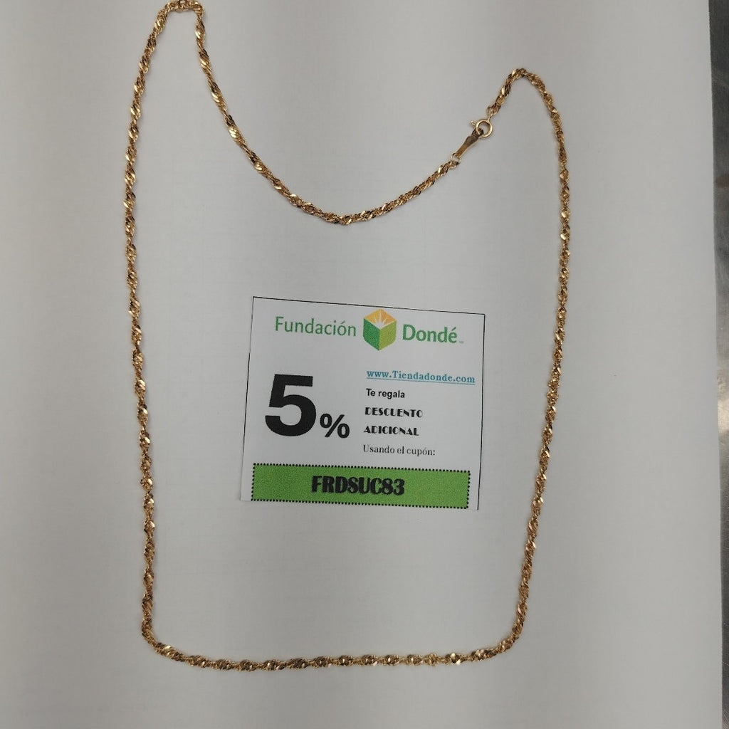 CADENA ORO 14 K 9,40 GRMS (SEMINUEVO)