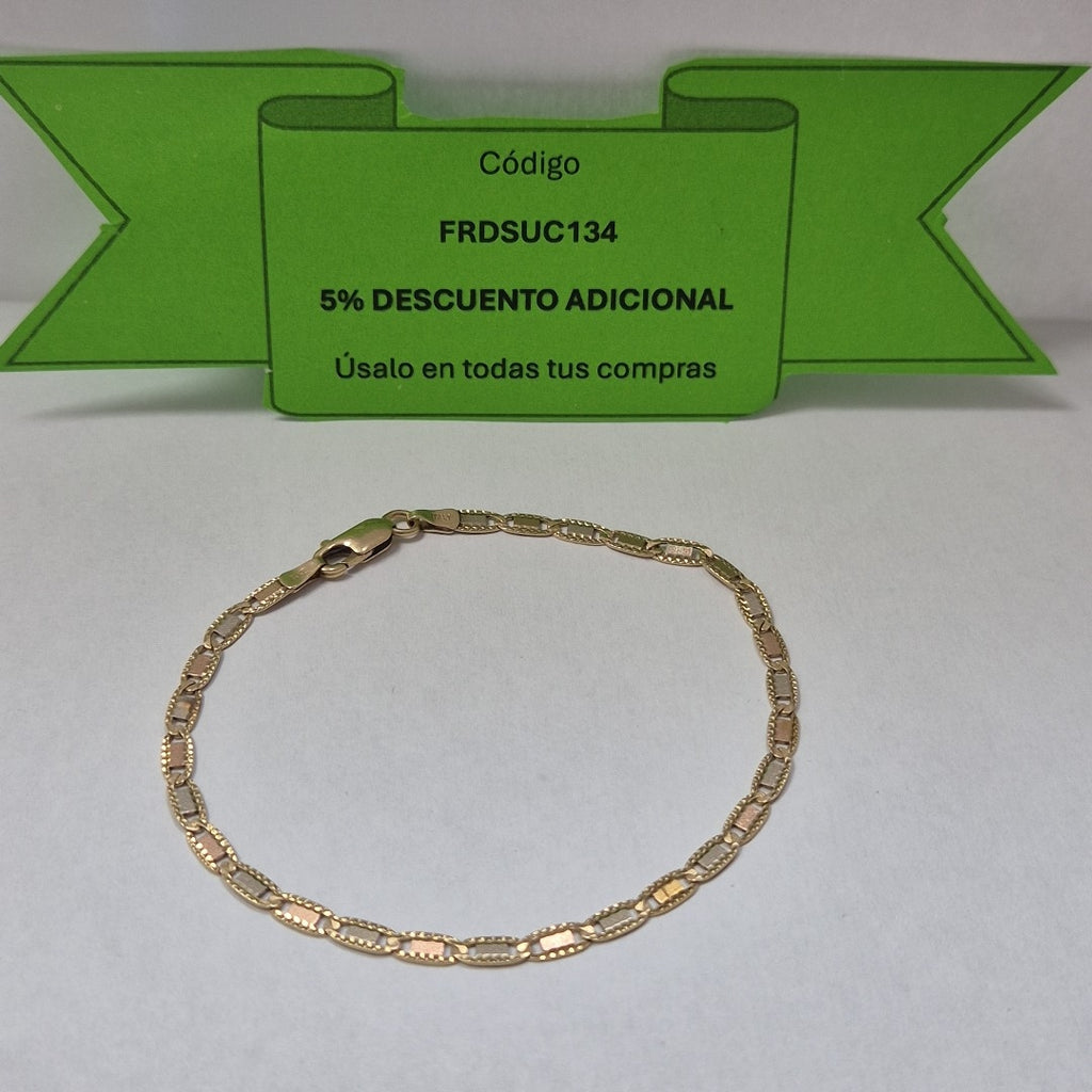 PULSERA ORO 14 K 4.2 GRMS (SEMINUEVO)