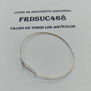 PULSERA RIGIDA ORO 14 K 2.2 GRMS (SEMINUEVO)