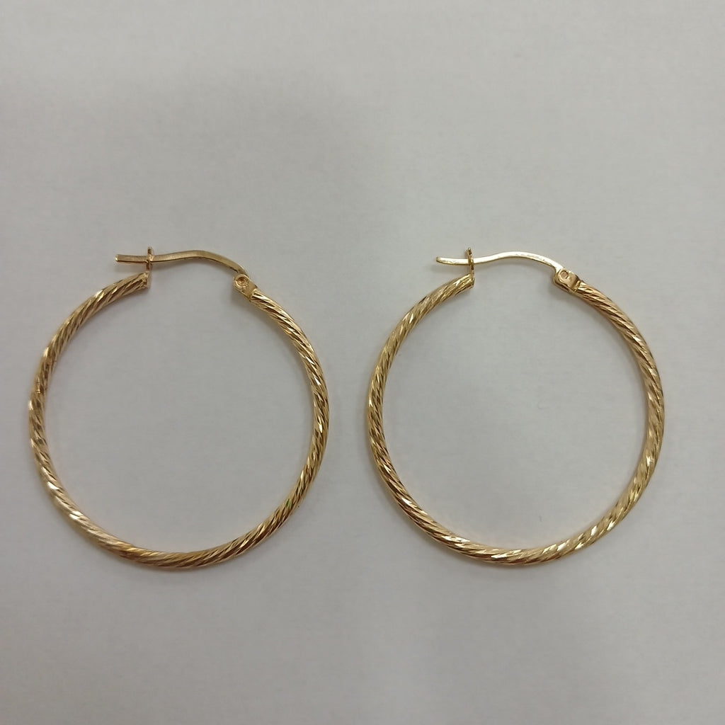 ARRACADAS PAR ORO 14 K 3.7 GRMS (SEMINUEVO)