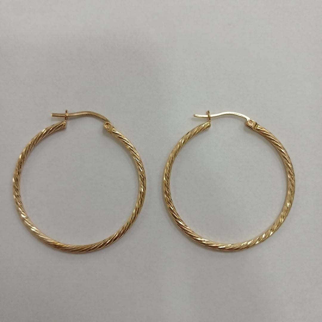 ARRACADAS PAR ORO 14 K 3.7 GRMS (SEMINUEVO)