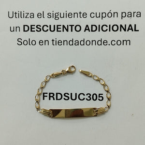 ESCLAVA ORO 14 K 1.8 GRMS (SEMINUEVO)