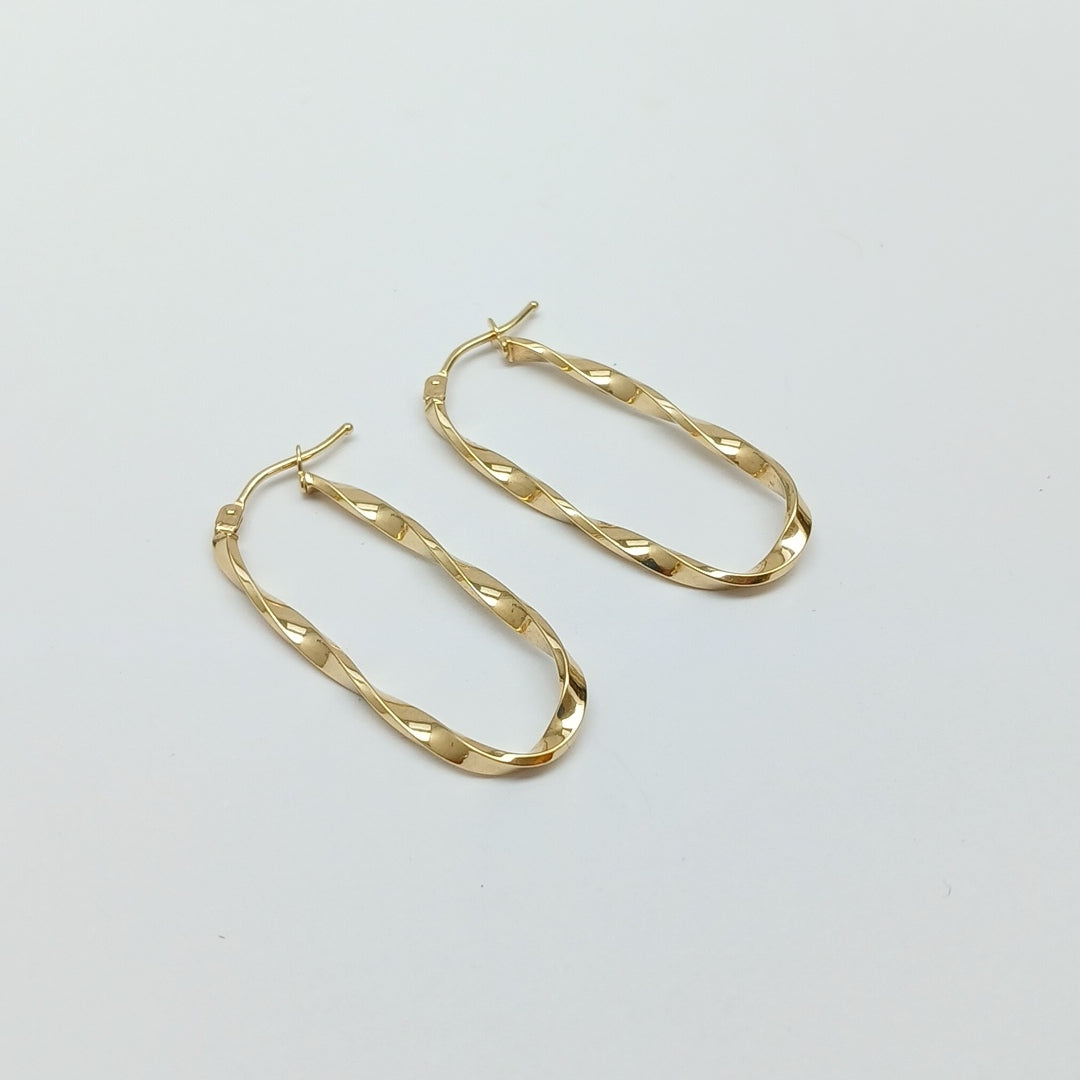 ARRACADAS PAR ORO 14 K 1,20 GRMS (SEMINUEVO)
