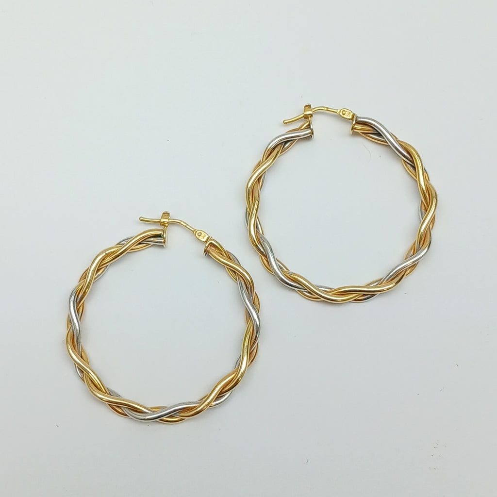 ARRACADAS PAR ORO 14 K 4.8 GRMS (SEMINUEVO)