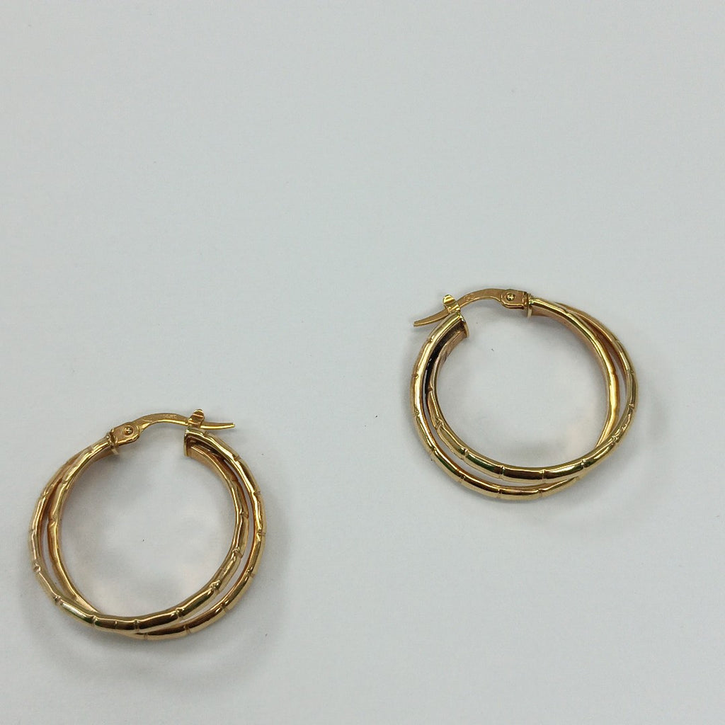 ARRACADAS PAR ORO 14 K 2,60 GRMS (SEMINUEVO)