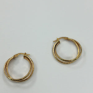 ARRACADAS PAR ORO 14 K 2,60 GRMS (SEMINUEVO)