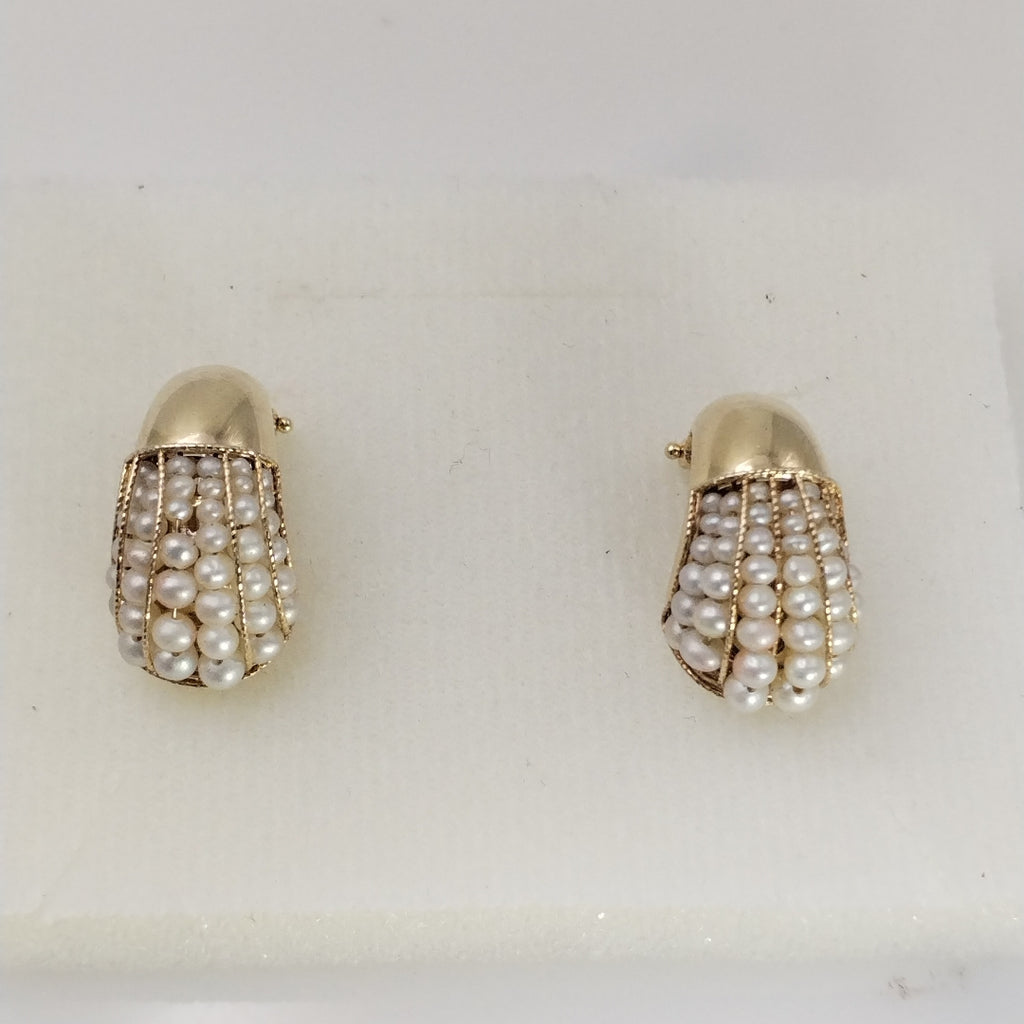 ARETES PAR ORO 14 K 13.2 GRMS (SEMINUEVO)