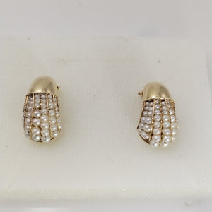 ARETES PAR ORO 14 K 13.2 GRMS (SEMINUEVO)