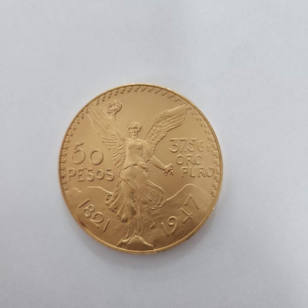 K1 41,60 GRMS 21 K IDENTIFICACIÓN MONEDA NOMINATIVA MONEDAS PESOS 50 PESOS (SEMINUEVO)