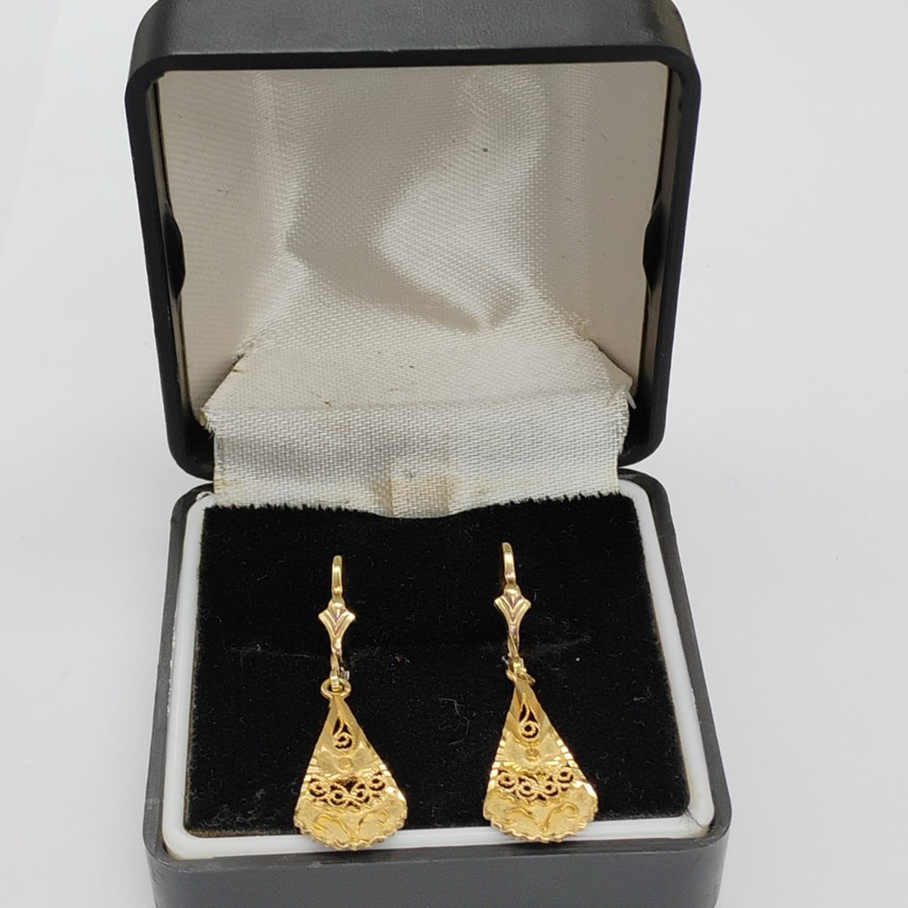 ARETES PAR ORO 14 K 2.3 GRMS (SEMINUEVO)