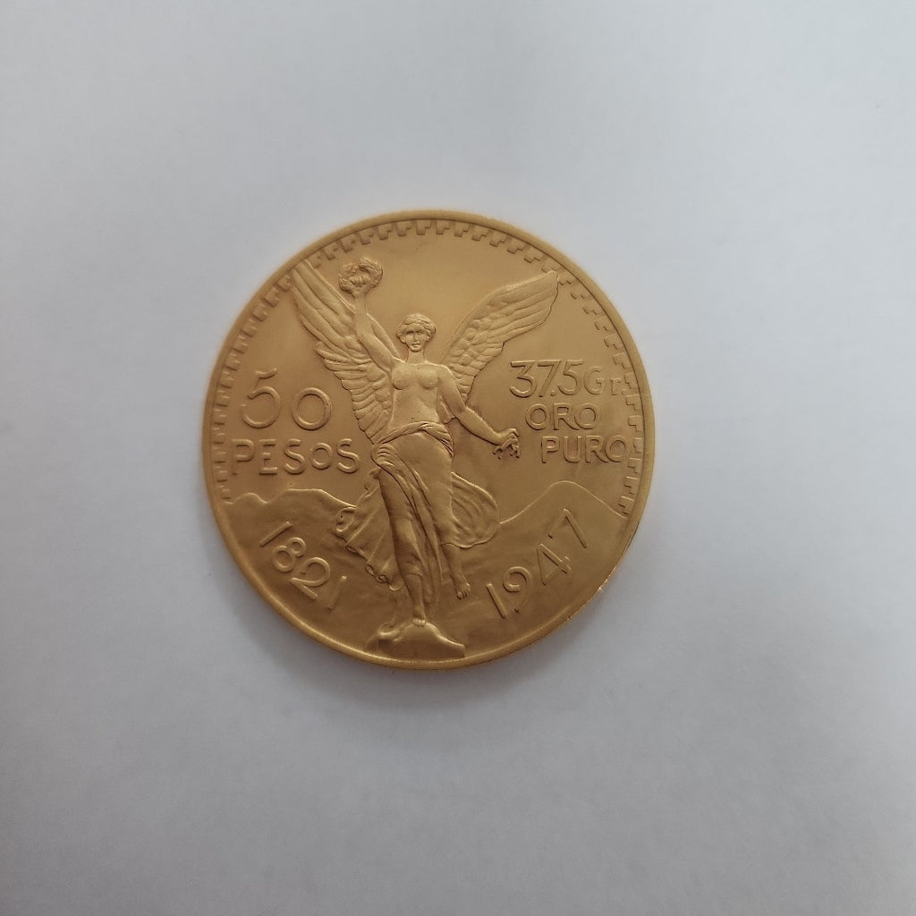 K1 41,60 GRMS 21 K IDENTIFICACIÓN MONEDA NOMINATIVA MONEDAS PESOS 50 PESOS (SEMINUEVO)