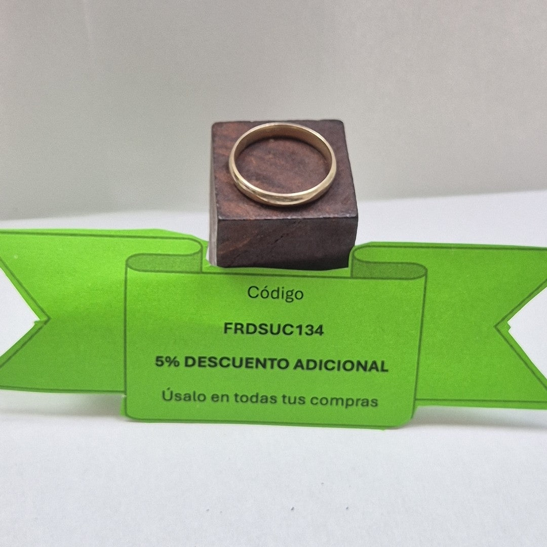 ANILLO ORO 10 K 4.2 GRMS (SEMINUEVO)